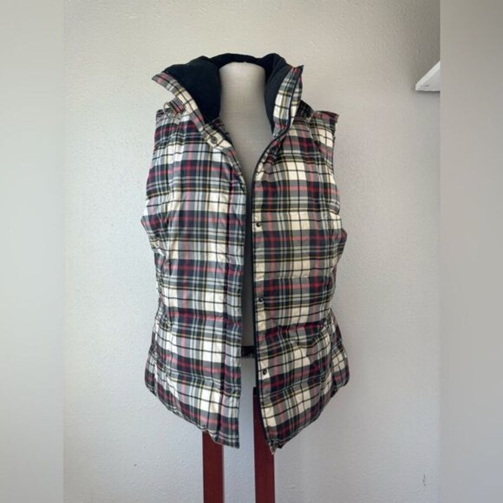 EUC Eddie Bauer Men’s Plaid Vest